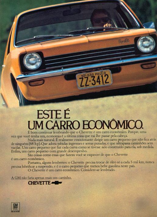 Chevette 1974.